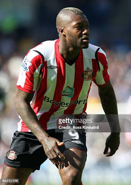 Djibril Cisse of Sunderland during the Barclays Premier League match between West Bromwich Albion and Sunderland at the Hawthorns on April 25, 2009...