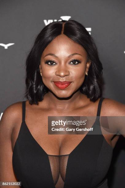 Singer Naturi Naughton attends VH1 Save The Music Foundation #TurnItUpTo20 gala at SIR Stage37 on October 16, 2017 in New York City.