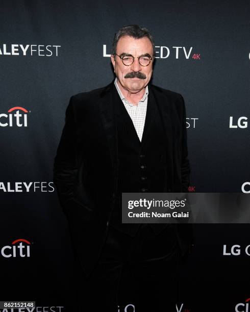 Actor Tom Selleck attends the "Blue Bloods" screening during PaleyFest NY 2017 at The Paley Center for Media on October 16, 2017 in New York City.