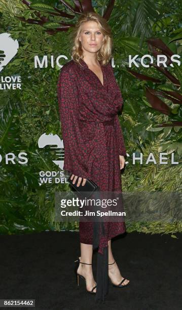 Model Alexandra Richards attends the 11th Annual God's Love We Deliver Golden Heart Awards at Spring Studios on October 16, 2017 in New York City.