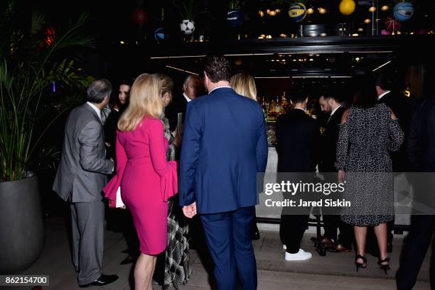 View of the venue during The 11th Annual Golden Heart Awards Benefiting God's Love We Deliver at Spring Studios on October 16, 2017 in New York City.