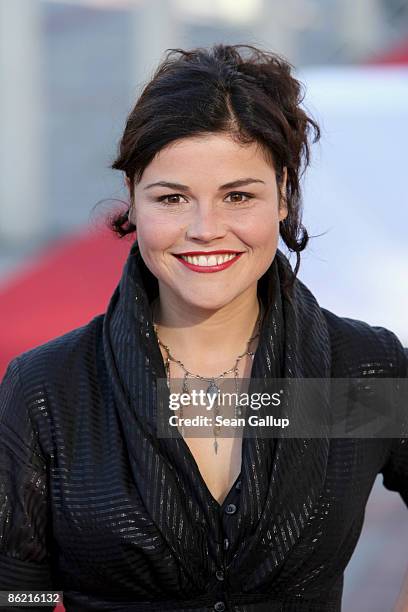 Actress Katharina Wackernagel attends the German Film Award 2009 at the Palais am Funkturm on April 24, 2009 in Berlin, Germany.