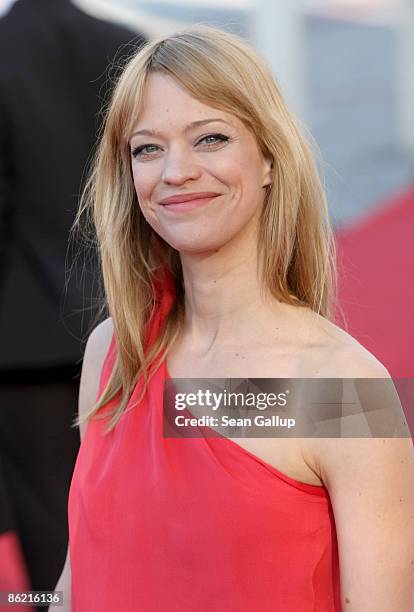 Actress Heike Makatsch attends the German Film Award 2009 at the Palais am Funkturm on April 24, 2009 in Berlin, Germany.