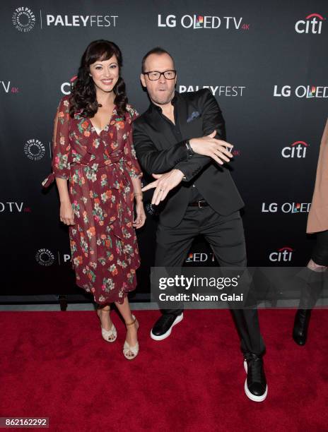 Marisa Ramirez and Donnie Wahlberg attend the "Blue Bloods" screening during PaleyFest NY 2017 at The Paley Center for Media on October 16, 2017 in...