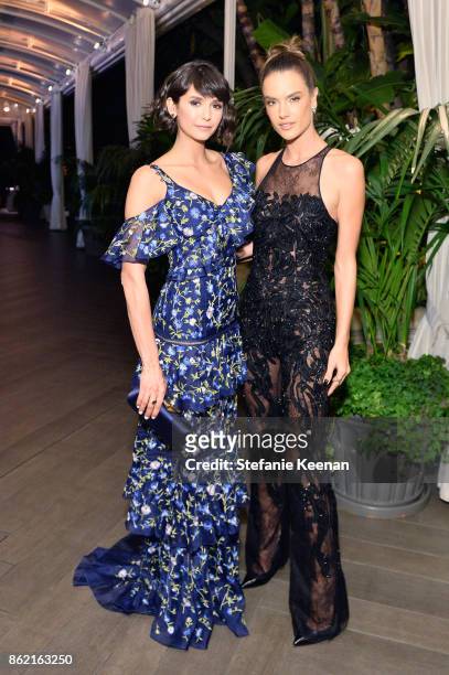 Nina Dobrev and Alessandra Ambrosio attend ELLE's 24th Annual Women in Hollywood Celebration presented by L'Oreal Paris, Real Is Rare, Real Is A...