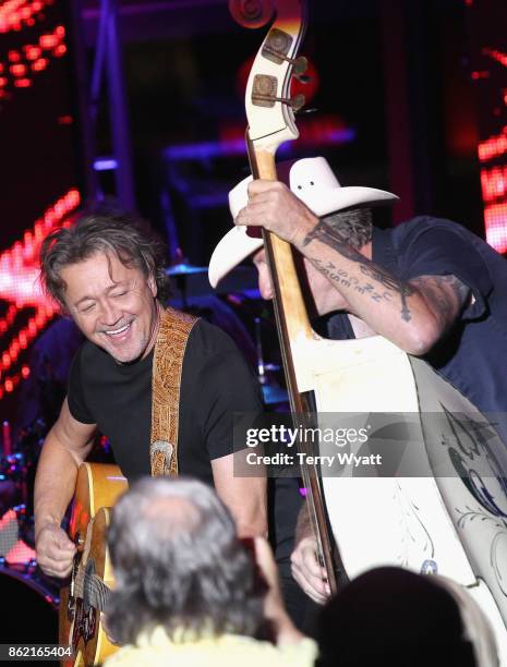 Musician Mark Collie performs onstage at the Buddy Lee Attractions party during the IEBA 2017 Conference on October 16, 2017 in Nashville, Tennessee.