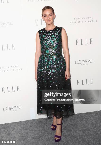 Jess Weixler attends ELLE's 24th Annual Women in Hollywood Celebration at Four Seasons Hotel Los Angeles at Beverly Hills on October 16, 2017 in Los...