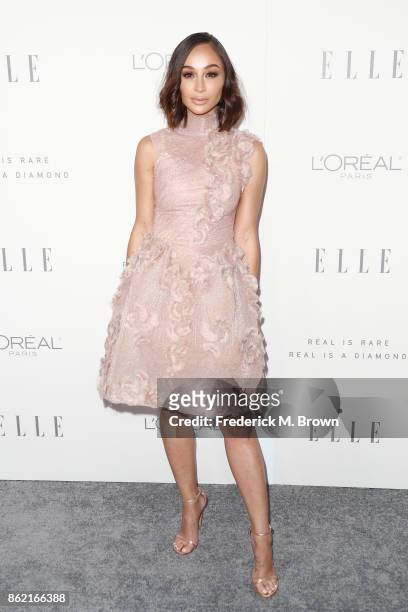 Cara Santana attends ELLE's 24th Annual Women in Hollywood Celebration at Four Seasons Hotel Los Angeles at Beverly Hills on October 16, 2017 in Los...