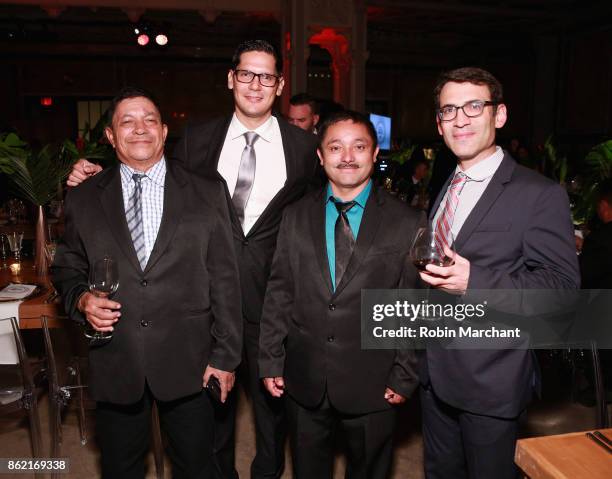 Guests attend the Ernesto Illy International Coffee Award gala at New York Public Library on October 16, 2017 in New York City.