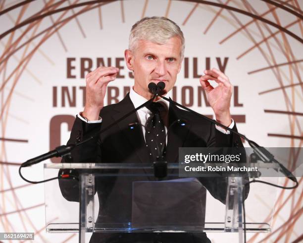 Andrea Illy, Chairman of illycaff at the Ernesto Illy International Coffee Award gala at the New York Public Library on Monday, October 16, 2017 the...