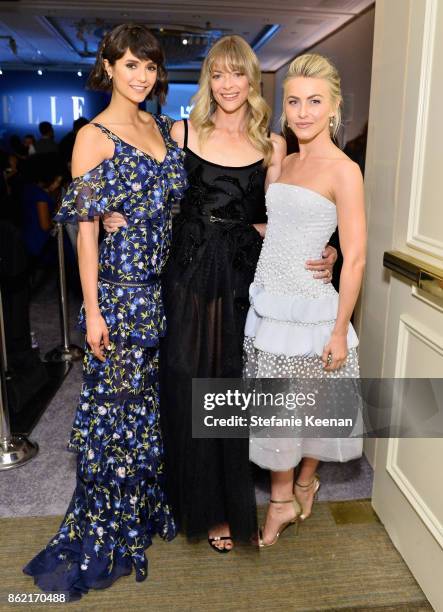 Nina Dobrev, Jamie King and Julianne Hough attend ELLE's 24th Annual Women in Hollywood Celebration presented by L'Oreal Paris, Real Is Rare, Real Is...