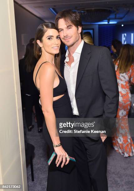 Nikki Reed and Ian Somerhalder attend ELLE's 24th Annual Women in Hollywood Celebration presented by L'Oreal Paris, Real Is Rare, Real Is A Diamond...