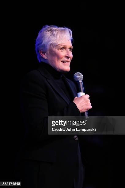 Glenn Close attends National Dance Institute Benefit Performance at National Dance Institute Center for Learning & the Arts on October 16, 2017 in...