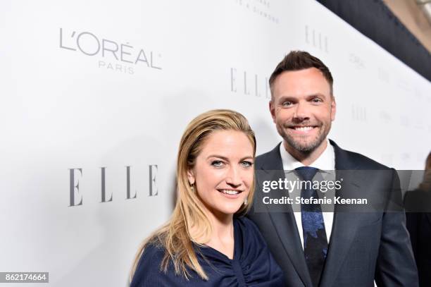 Sarah Williams and Joel McHale attend ELLE's 24th Annual Women in Hollywood Celebration presented by L'Oreal Paris, Real Is Rare, Real Is A Diamond...