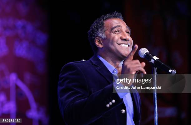 Norm Lewis performs during the National Dance Institute Benefit Performance at National Dance Institute Center for Learning & the Arts on October 16,...