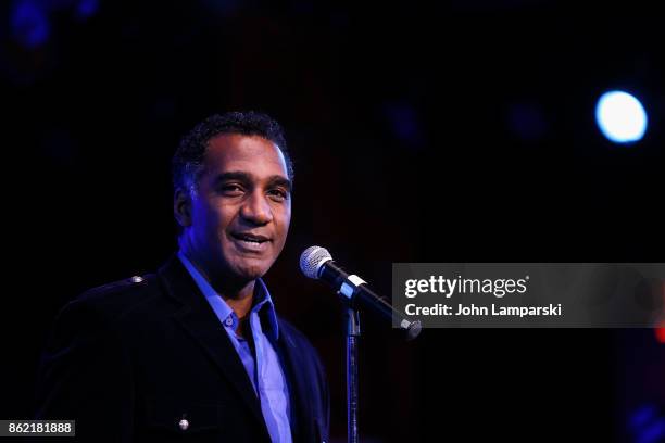 Norm Lewis performs during the National Dance Institute Benefit Performance at National Dance Institute Center for Learning & the Arts on October 16,...