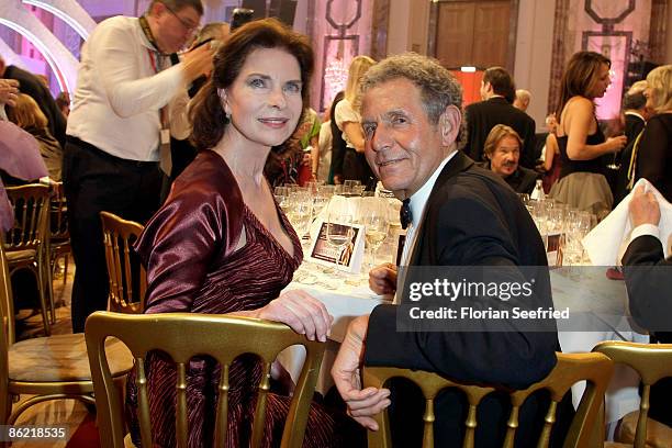 Actress Gudrun Landgrebe and husband Dr. Ulrich von Nathusius attend the '20th Romy Award' at the Hofburg on April 25, 2009 in Vienna, Austria.