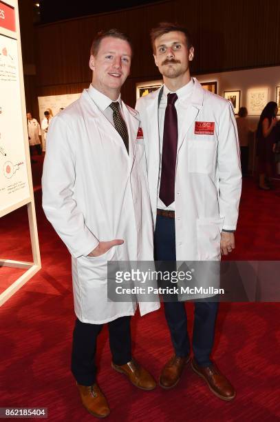 Barry McCarthy and Sean DesMarteau attend the NYSCF Gala & Science Fair at Jazz at Lincoln Center on October 16, 2017 in New York City.