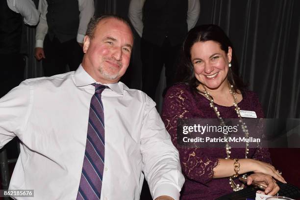 Neil Capobianco and Cindy Anzel attend the NYSCF Gala & Science Fair at Jazz at Lincoln Center on October 16, 2017 in New York City.