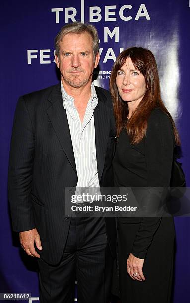 Actors Jamey Sheridan and Colette Kilroyand attend the premiere of "Handsome Harry" during the 2009 Tribeca Film Festival at SVA Theater on April 25,...