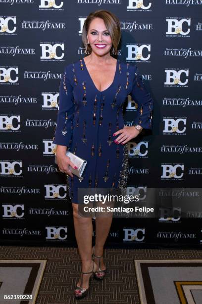 Maria Elena Salinas at Grand Hyatt New York on October 16, 2017 in New York City.