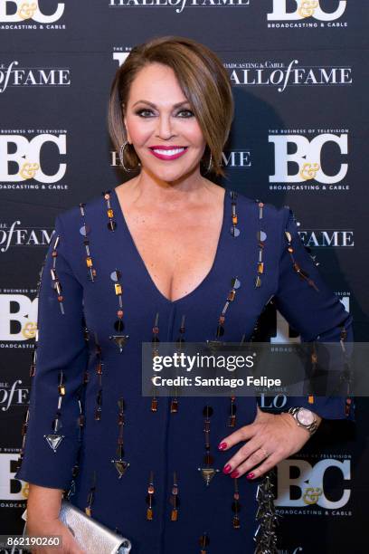 Maria Elena Salinas at Grand Hyatt New York on October 16, 2017 in New York City.