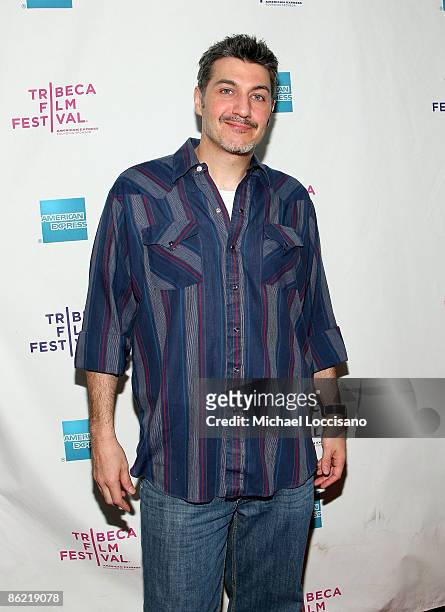 Actor P.J. Marino attends the premiere of "Midgets vs. Mascots" during the 2009 Tribeca Film Festival at AMC Village VII on April 25, 2009 in New...