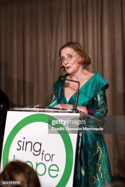 Ann Ziff during the Sing for Hope Gala 2017 at Tribeca Rooftop on October 16, 2017 in New York City.