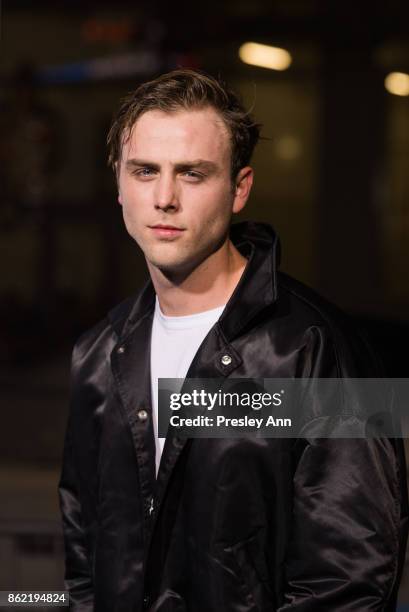 Sterling Beaumon attends Premiere Of Warner Bros. Pictures' "Geostorm" - Arrivals at TCL Chinese Theatre on October 16, 2017 in Hollywood, California.