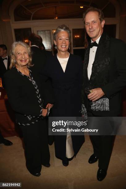 Sue Ann Weinberg, Sydney Weinberg and Shayne Doty attend World Monuments Fund 2017 Hadrian Gala honoring Frank Stella and Deborah Lehr on October 16,...