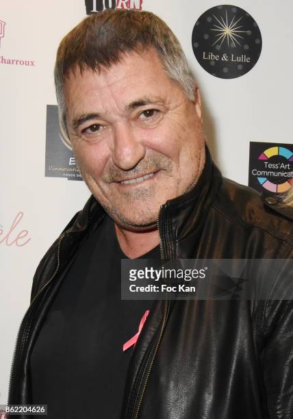 Actor/director Jean Marie Bigard attends the 'Souffle de Violette' Auction Party As part of 'Octobre Rose' Hosted by Ereel at Fidele Club on October...
