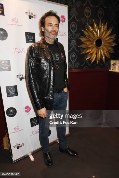 Anhony Delon attends the 'Souffle de Violette' Auction Party As part of 'Octobre Rose' Hosted by Ereel at Fidele Club on October 16, 2017 in Paris,...