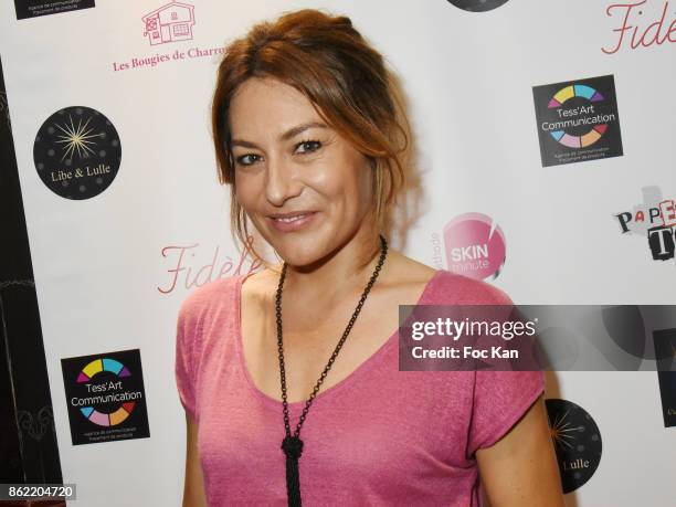 Presenter Shirley Bousquet attends the 'Souffle de Violette' Auction Party As part of 'Octobre Rose' Hosted by Ereel at Fidele Club on October 16,...