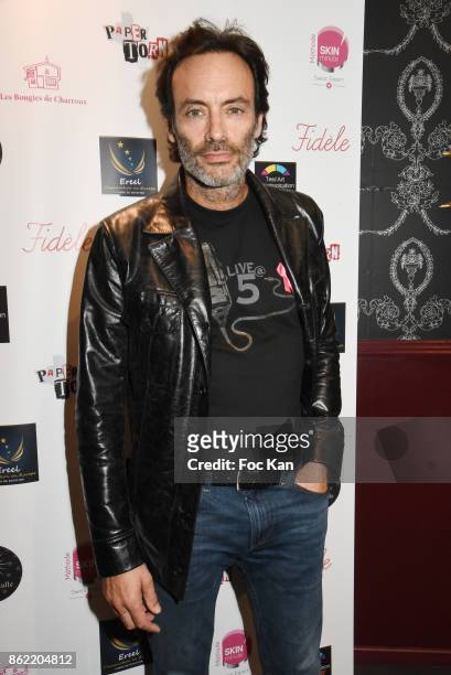 Anhony Delon attends the 'Souffle de Violette' Auction Party As part of 'Octobre Rose' Hosted by Ereel at Fidele Club on October 16, 2017 in Paris,...