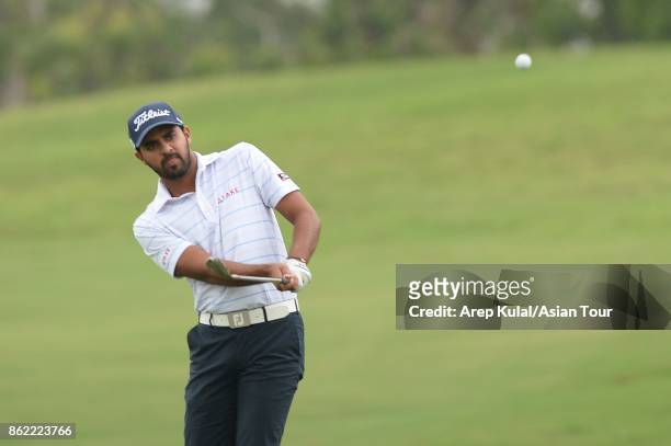 Khalin Joshi of India pictured during practice ahead of the Macao Open at Macau Golf and Country Club on October 17, 2017 in Macau, Macau.