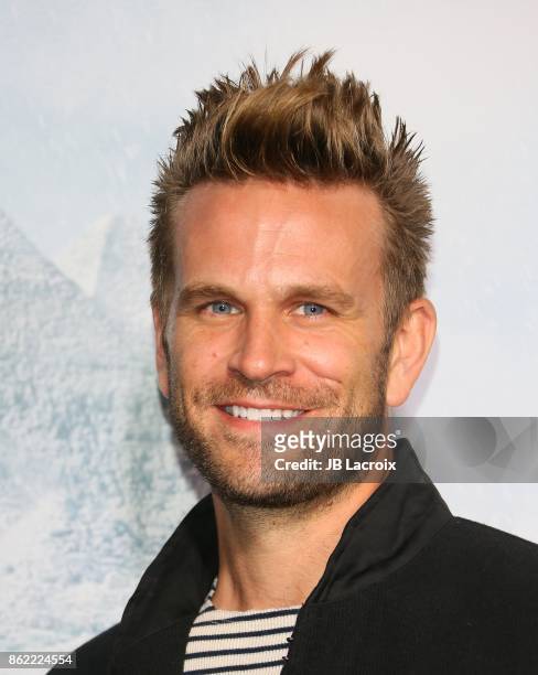 John Brotherton attends the premiere of Warner Bros. Pictures' 'Geostorm' on October 16, 2017 in Hollywood, California.