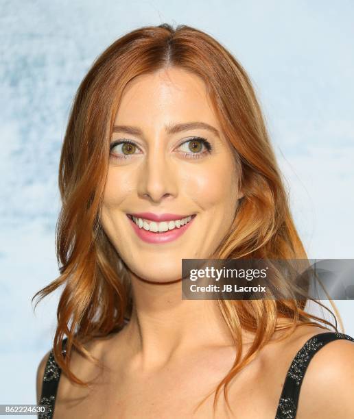 Daniella Garcia Lorido attend the premiere of Warner Bros. Pictures' 'Geostorm' on October 16, 2017 in Hollywood, California.