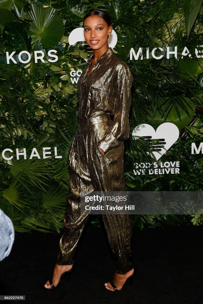 Jasmine Tookes attends the 11th Annual God's Love We Deliver Golden