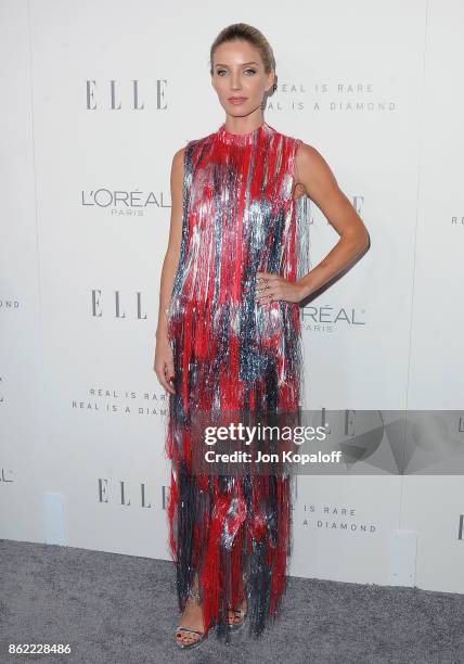 Actress Annabelle Wallis arrives at ELLE's 24th Annual Women in Hollywood Celebration at Four Seasons Hotel Los Angeles at Beverly Hills on October...