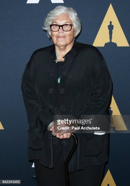Screenwriter Lourdes Portillo attends the screening of "Real Women Have Curves" at The Academy Of Motion Picture Arts And Sciences on October 16,...