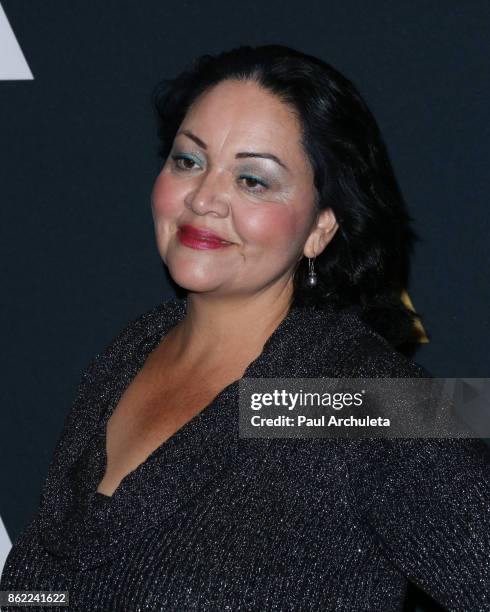 Actress Josefina Lopez attends the screening of "Real Women Have Curves" at The Academy Of Motion Picture Arts And Sciences on October 16, 2017 in...