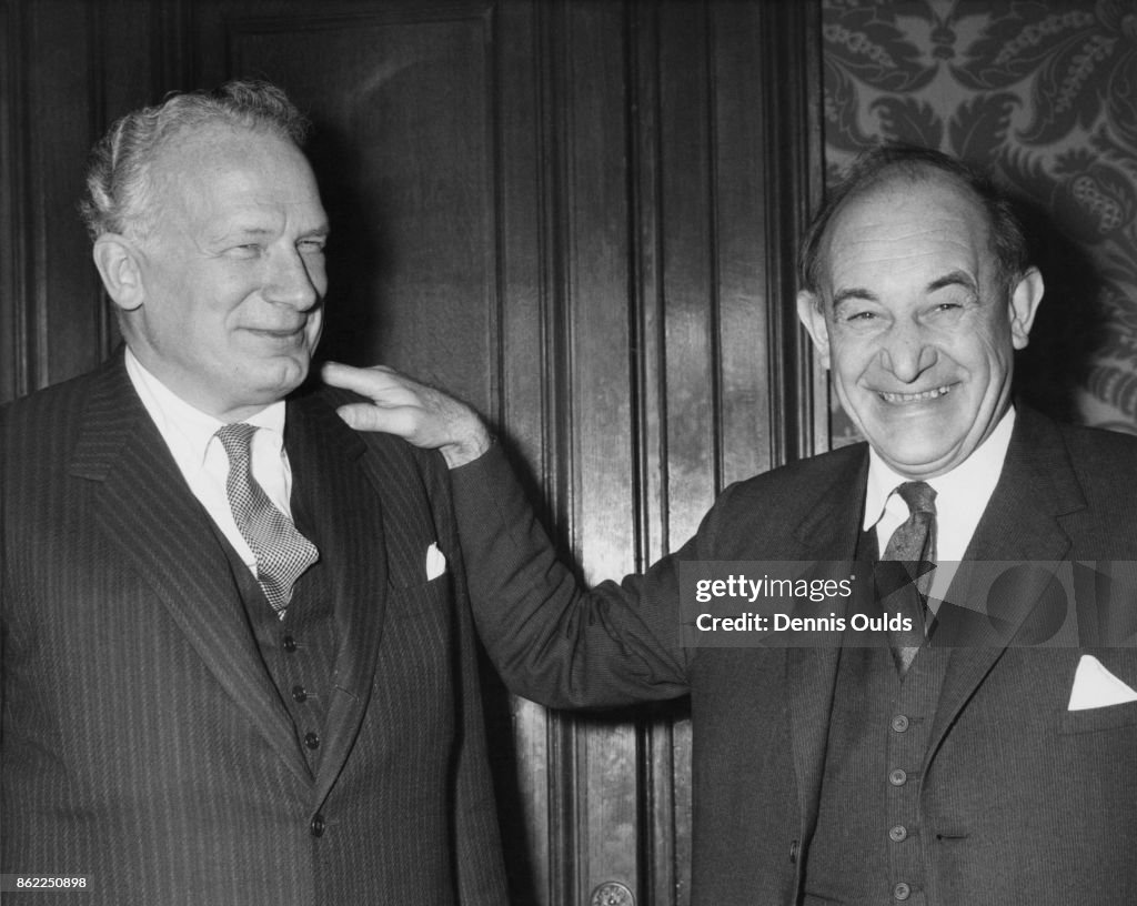 George Ball American diplomat George Ball , the US Under Secretary of State, with ...
