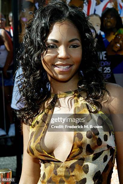 Singer Ashanti attends the 2nd Annual BET Awards on June 25, 2002 at the Kodak Theater in Hollywood, CA.