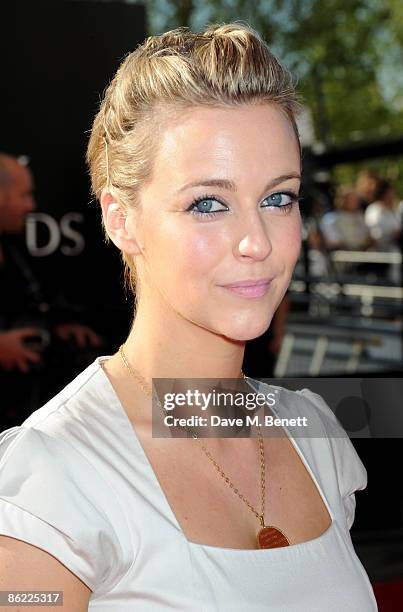 Actress Miranda Raison arrives at the BAFTA Television Awards 2009, at the Royal Festival Hall on April 26, 2009 in London, England.