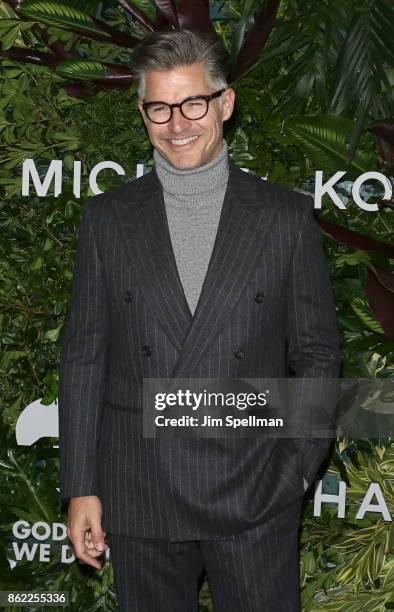 Model/actor Eric Rutherford attends the 11th Annual God's Love We Deliver Golden Heart Awards at Spring Studios on October 16, 2017 in New York City.