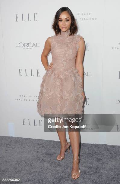 Cara Santana arrives at ELLE's 24th Annual Women in Hollywood Celebration at Four Seasons Hotel Los Angeles at Beverly Hills on October 16, 2017 in...