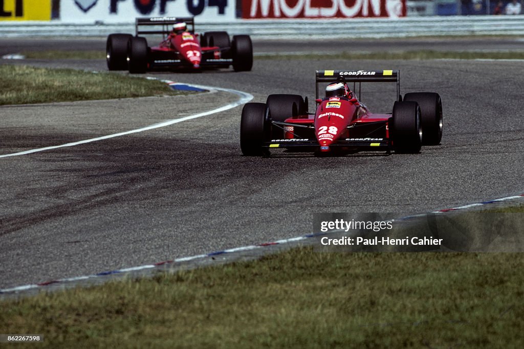 Gerhard Berger, Michele Alboreto, Grand Prix Of Germany