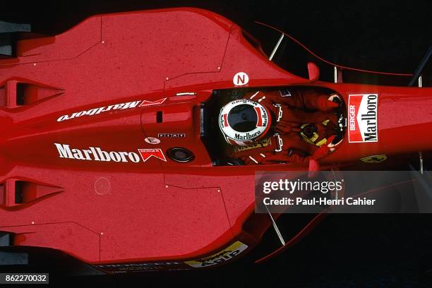 Gerhard Berger, Ferrari 412T2, Grand Prix of San Marino, Autodromo Enzo e Dino Ferrari, Imola, 30 April 1995.