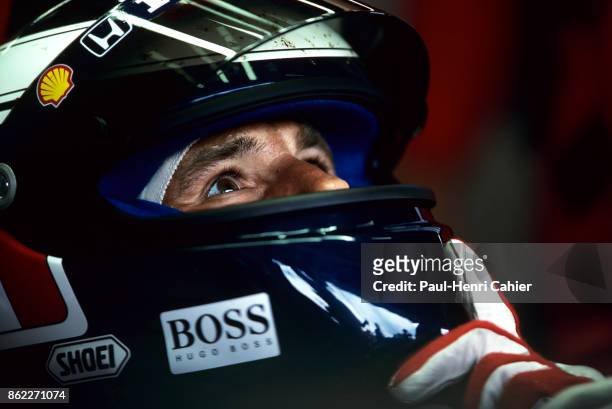 Gerhard Berger, McLaren-Honda MP4/7A, Grand Prix of Great Britain, Silverstone Circuit, 12 July 1992.