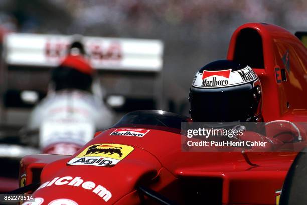 Gerhard Berger, Ferrari 640, Grand Prix of Hungary, Hungaroring, 13 August 1989.